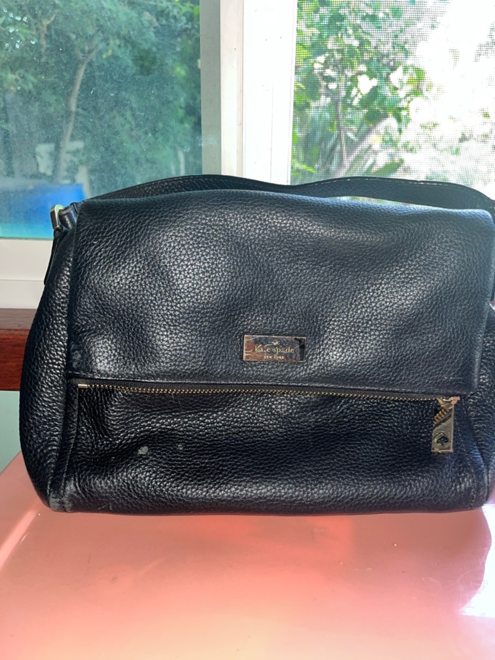 kate spade Black Pebbled Leather Crossbody Bag - Picture 14 of 14
